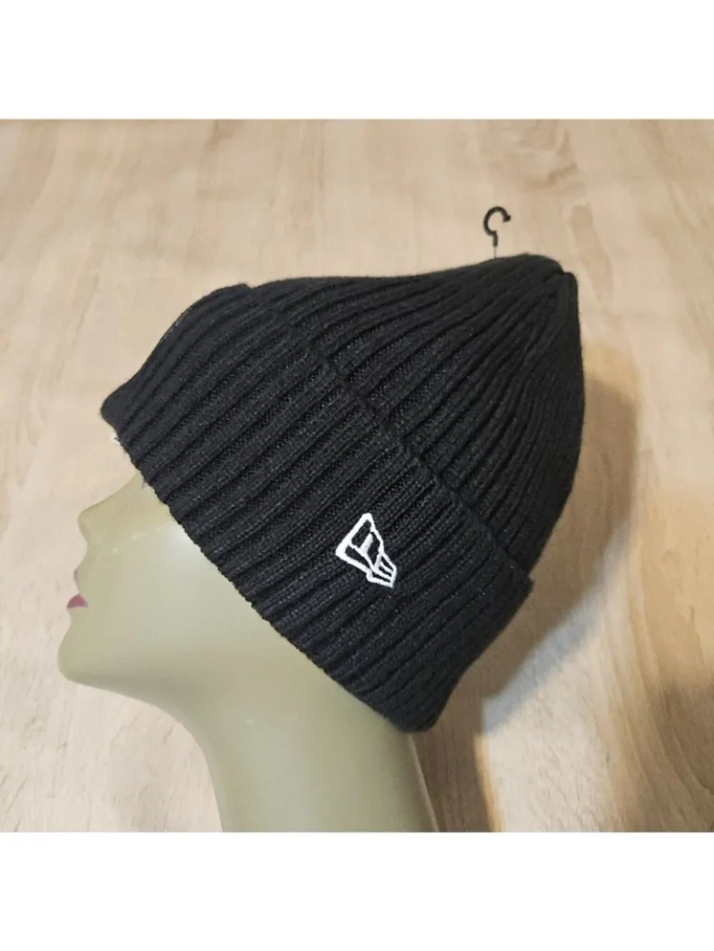 New Era Core Classic Knit Fleece Lined Knit Cap Beanie Hat Black Brooklyn Ny New